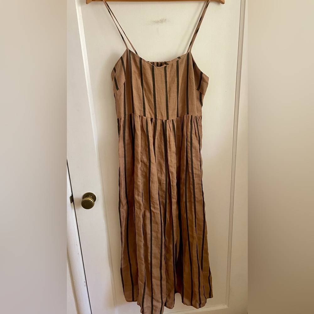 Summer dress in stripes